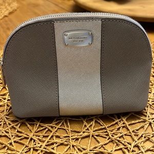 Michael Kors Gray/Silver Travel Pouch